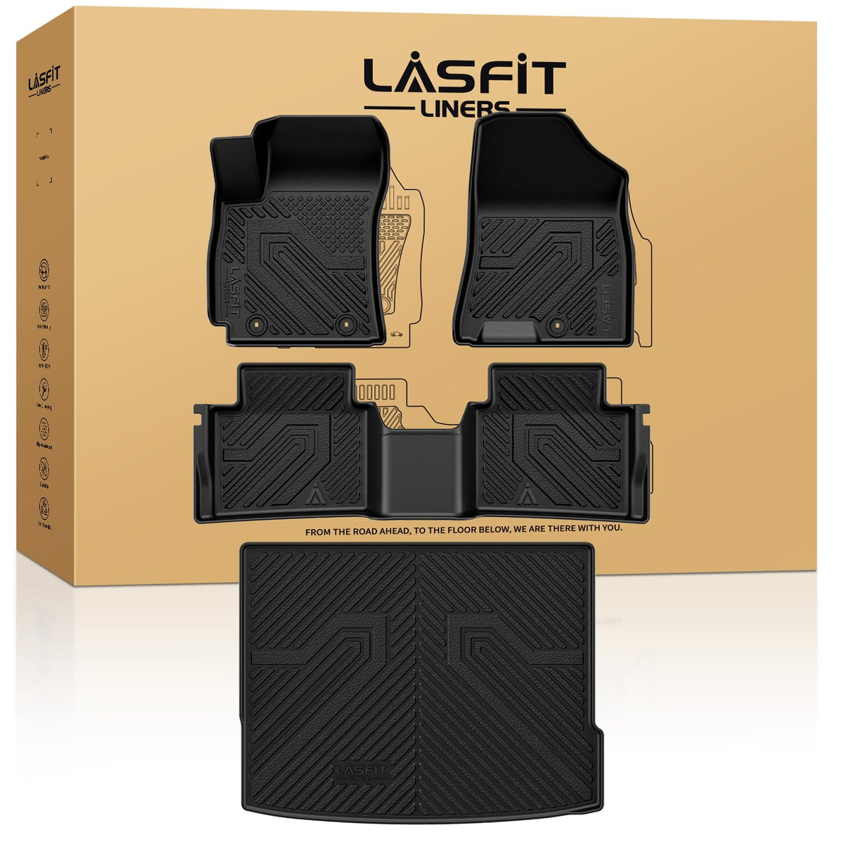 LASFIT Floor Mats for Subaru Crosstrek 2023-2018 & Impreza 2023-2017