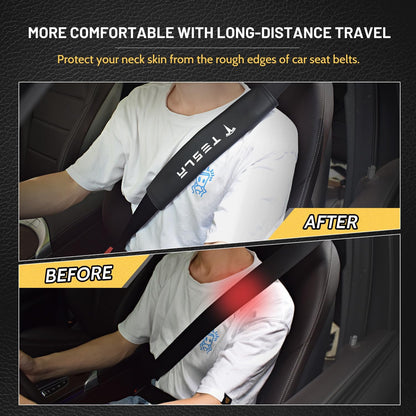 for 4PC Tesla Seat Belt Pad Cover for Tesla Model 3 Y S X 2016-2026