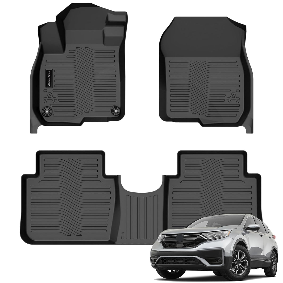 AUXKO All Weather Floor Mats for Honda Accord Sedan 2013-2017