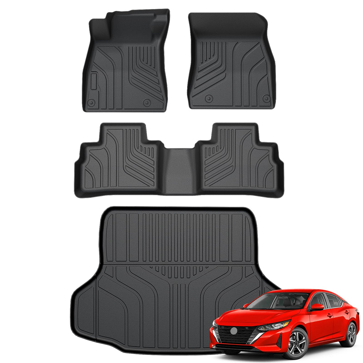 Floor Mats for 2020-2025 Nissan Versa Accessories
