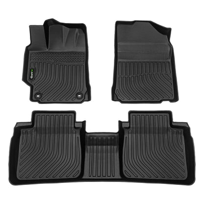 HAFIDI® Floor Mats & Cargo Liner Set Fit for 2023-2027 Kia NIRO & NIRO Hybrid (Not for NIRO EV &NIRO PHEV) All Weather Protection TPE Anti-Slip Floor Liners Custom Accessories -Black