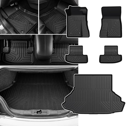 Floor Mats for Ford Expedition Max 2018-2024 8 Seats w/Cargo Mat