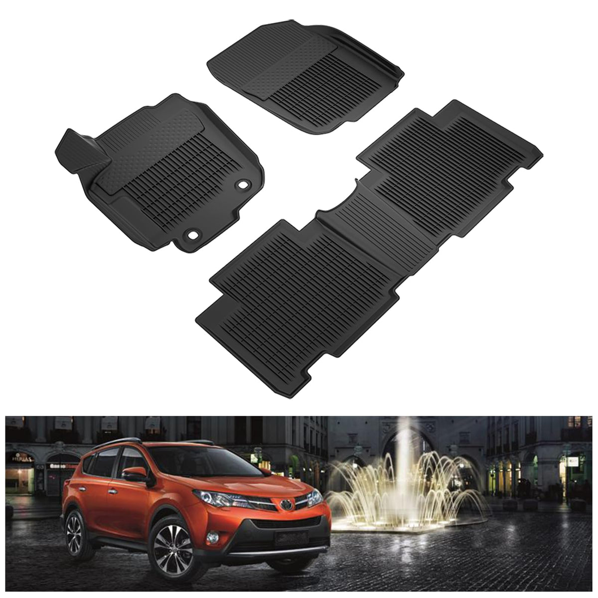 Kiwi Master Floor Mats for 2021-2026 Nissan Rogue (Not Sport)