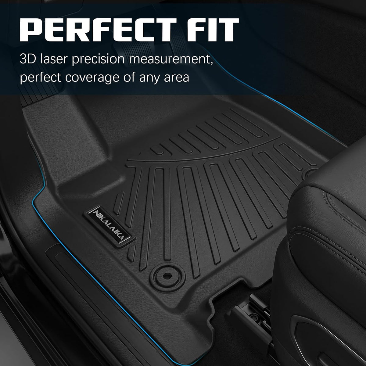Floor Mats & Cargo Liner for 2022-2026 Jeep Wagoneer 8 Passenger (Non L/S)