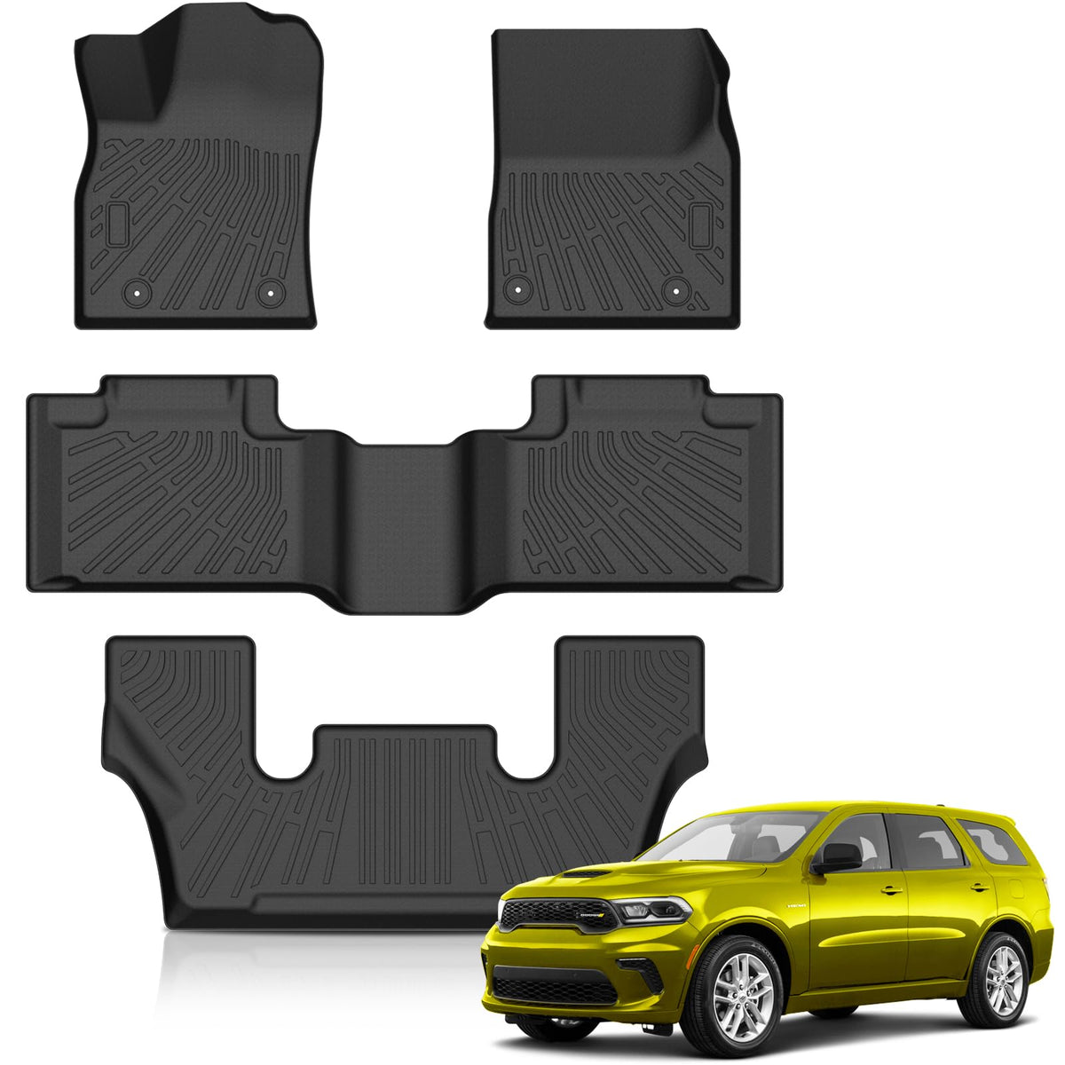 KUST Custom Fit Floor Mats for 2019-2025 2026 Nissan Altima Accessories All Weather Floor Mat Carpet Liners Front Rear 2 Row Seat Black Liner TPE