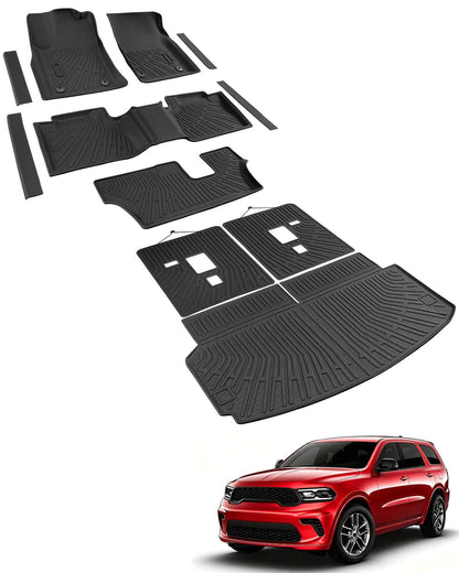 Car Floor Mats for Toyota Prius 2010-2015, 4PCS TPE Car Mats & Trunk Liner