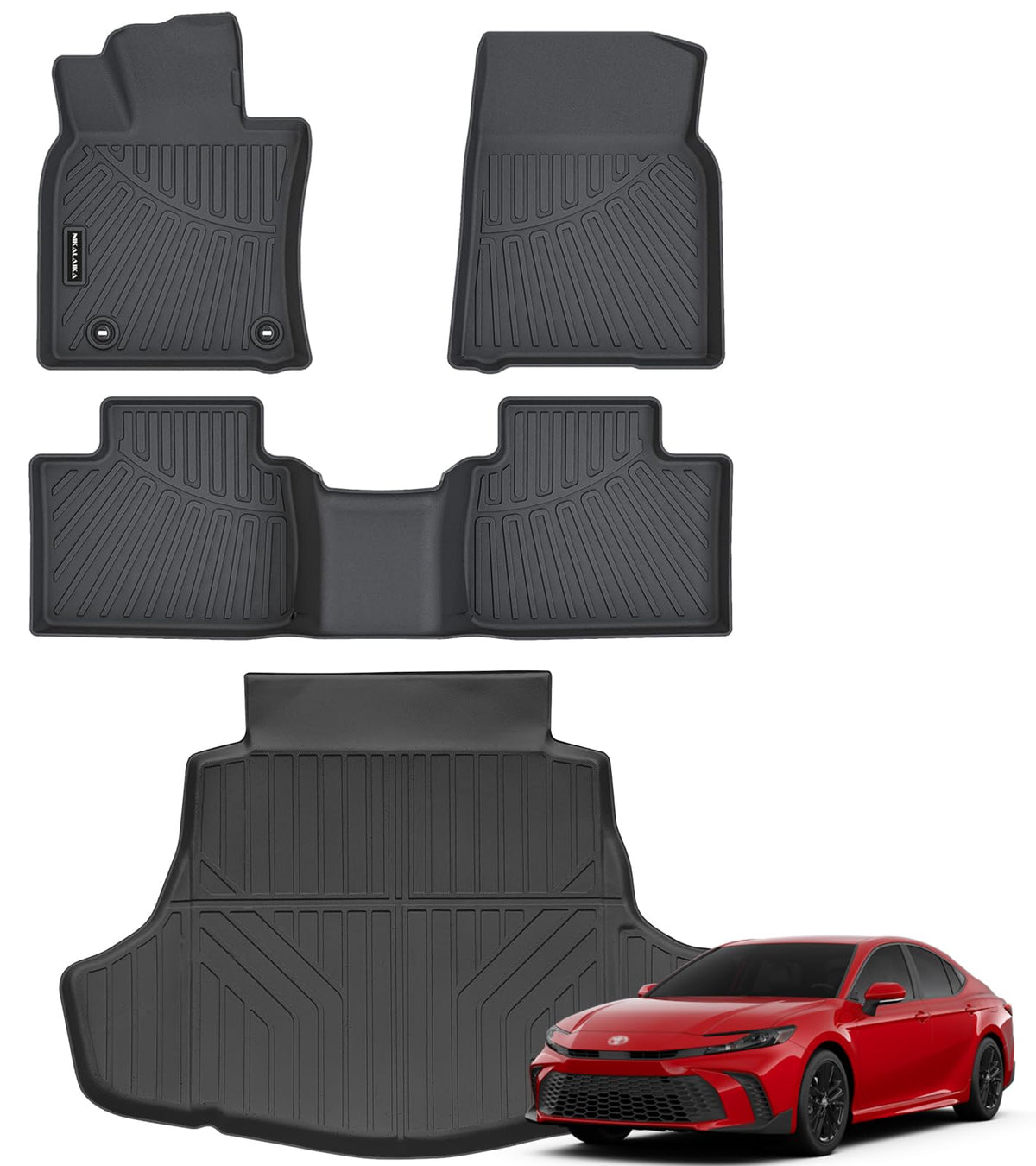 Floor Mats for 2007-2009 2010 2011 Toyota Camry CE/LE/SE/XLE (Gas Only)