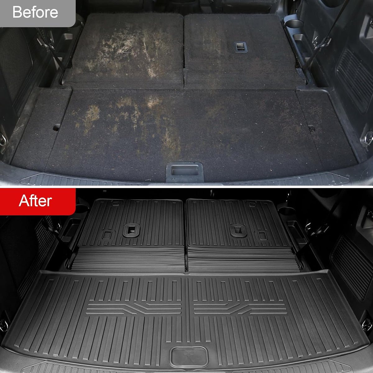 Floor Mats for 2020-2026 Ford Explorer Accessories 6 Seats Set