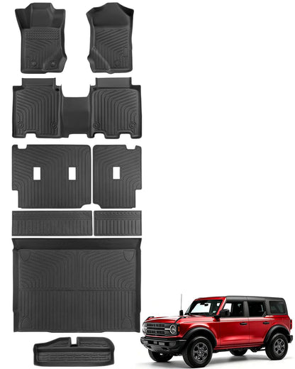 for Toyota Sienna 2013-2020 Floor Mats Cargo Liner Trunk Mat (8 Seater)