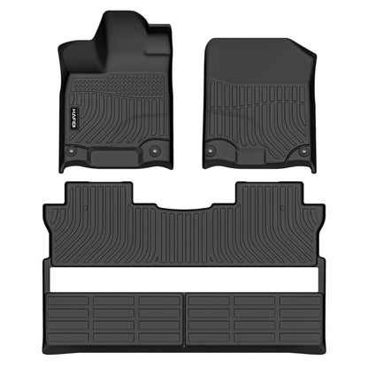 HAFIDI® Floor Mats & Cargo Liner Set Fit for 2023-2027 Kia NIRO & NIRO Hybrid (Not for NIRO EV &NIRO PHEV) All Weather Protection TPE Anti-Slip Floor Liners Custom Accessories -Black