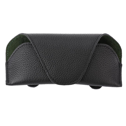 Magnetic Sunglass Holder for Car Visor Clip, Leather Car Glasses Holder, Visor Accessories Eyeglasses Holder Glasses Storage Case (02-Grey)