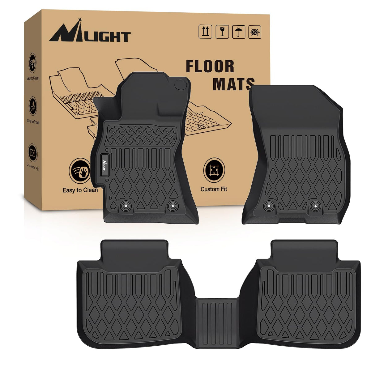 Nilight Floor Mats for Subaru Forester 2014 2015 2016 2017 2018