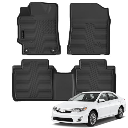 AUXKO All Weather Floor Mats for Toyota Camry 2025 2026 Include Hybrid