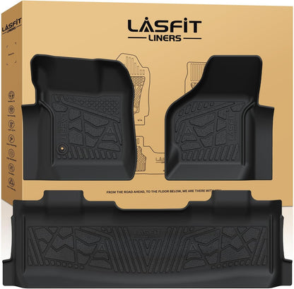 LASFIT Floor Mats for Ford F250 F350 F450 1999-2007 Crew Cab Carpet Floor
