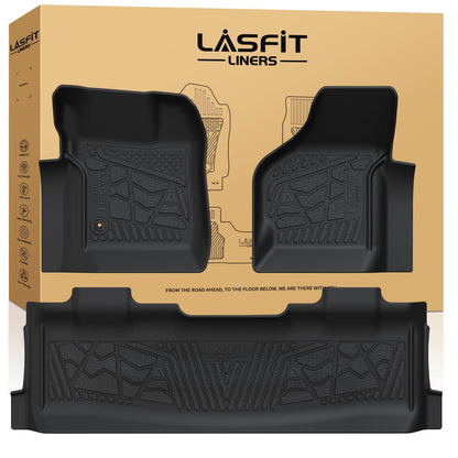 LASFIT Floor Mats for Ford F250 F350 F450 1999-2007 Crew Cab Carpet Floor