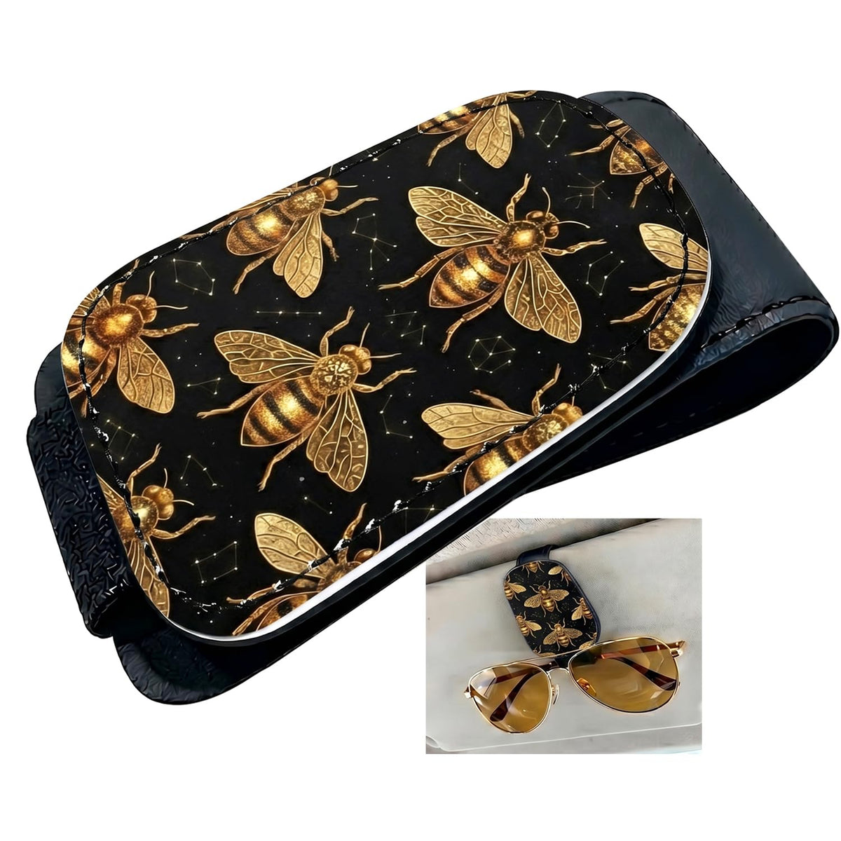 Ocean Turtle Car Sunglasses Holder Universal Magnetic Visor Accessories