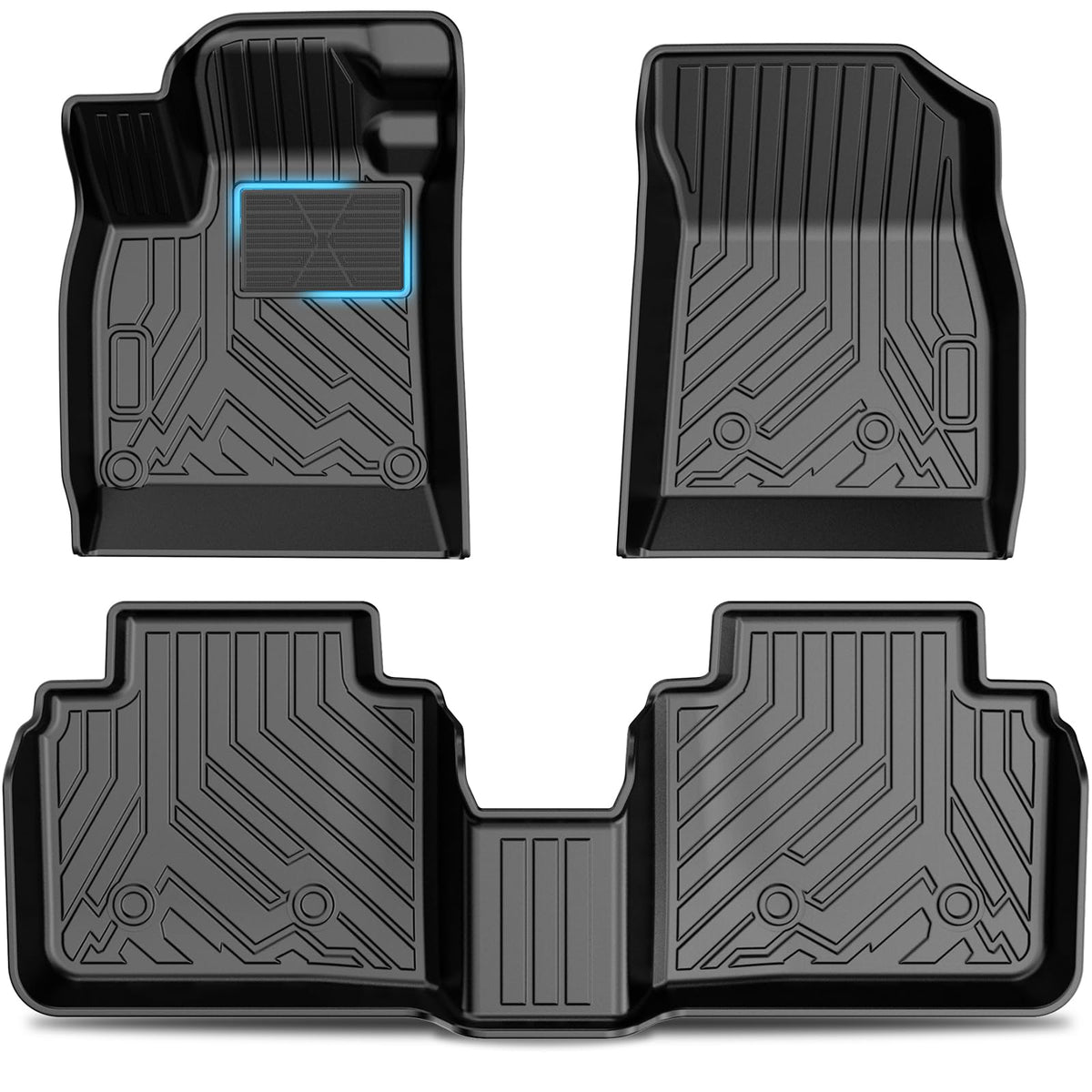 KUST Custom Fit Floor Mats for 2019-2025 2026 Nissan Altima Accessories All Weather Floor Mat Carpet Liners Front Rear 2 Row Seat Black Liner TPE