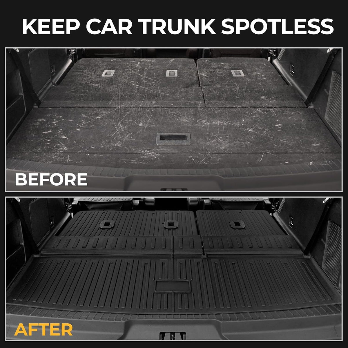 Floor Mats for 2018-2024 Ford Expedition 7-Seat Accessories