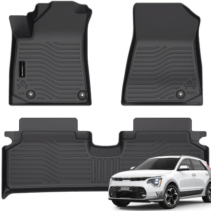 AUXKO Floor Mats Cargo Mat Backrest Mat for 2027 Kia Telluride Hybrid