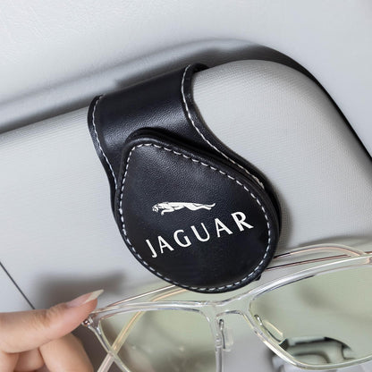 Car Sunglass Holder, Eyeglass Holder Fit BMW X1 X3 X7 X5 X6 1 3 5 6 Series Z4 7 M Series, Sunglass Hanger Mount for Car Sun Visor, Interior Accessories, Black