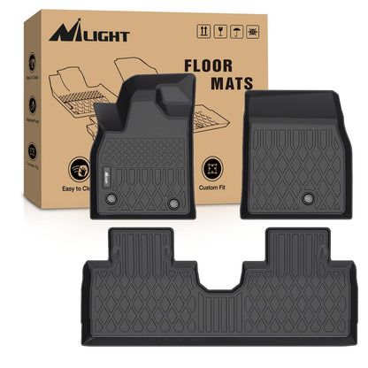 Nilight TPE Floor Mats for Ford F250 F350 F450 Super Duty Crew Cab
