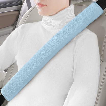 LACDL Extra Long Seatbelt Covers Super Soft Furry for Adults Kids Women & Men, Thick Plush Full Car Seat Belt Cushion, Fluffy Shoulder Pad Protector, Auto Interior Accessories, 1pc, Off White, 15.5in