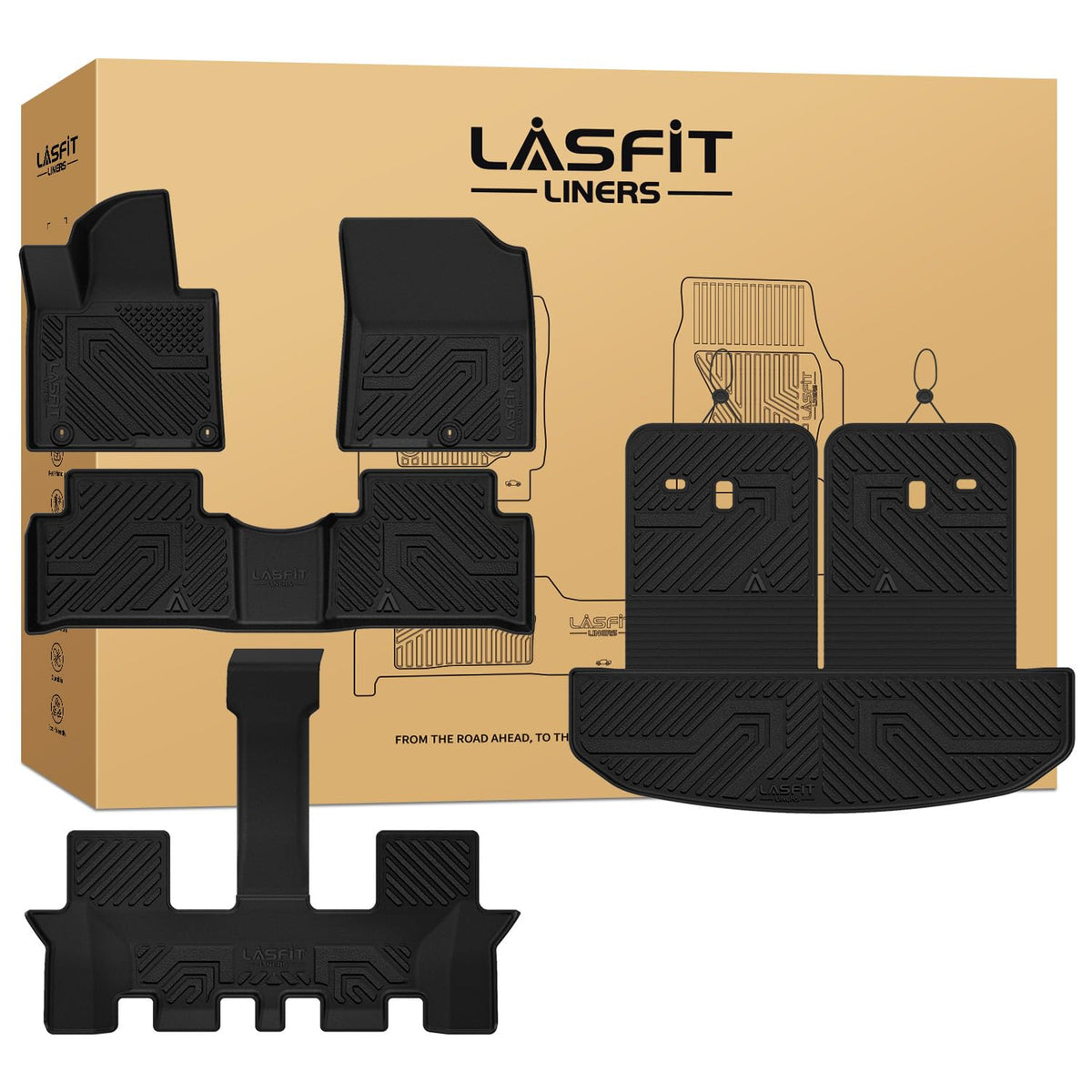 LASFIT Floor Mats for KIA EV9 6-Seat 2026 2025 2024