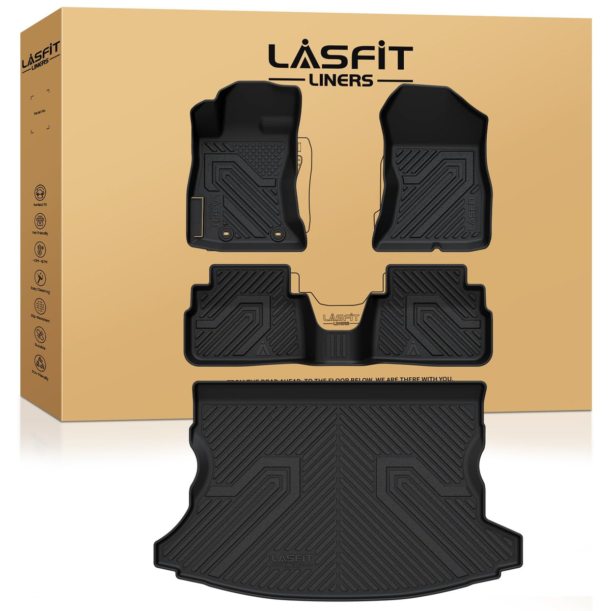 LASFIT Floor Mats for Hyundai Santa Fe Gas 2027 2026 2025 2024