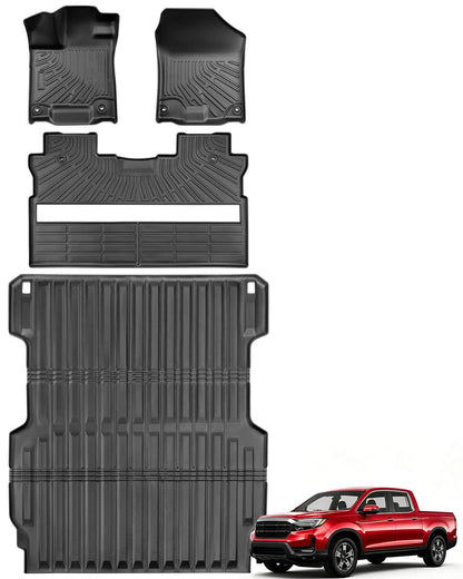 for Toyota Sienna 2013-2020 Floor Mats Cargo Liner Trunk Mat (8 Seater)