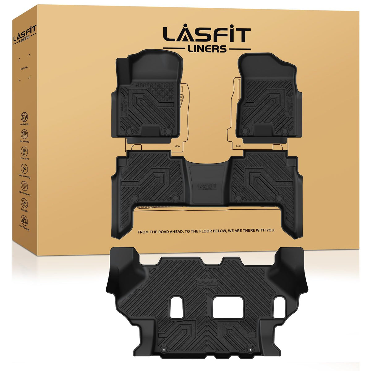 LASFIT Floor Mats for Subaru Crosstrek 2023-2018 & Impreza 2023-2017