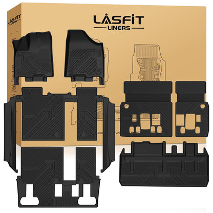 LASFIT Floor Mats for Toyota 4Runner 2013-2024 & for Lexus GX460 2014-2023