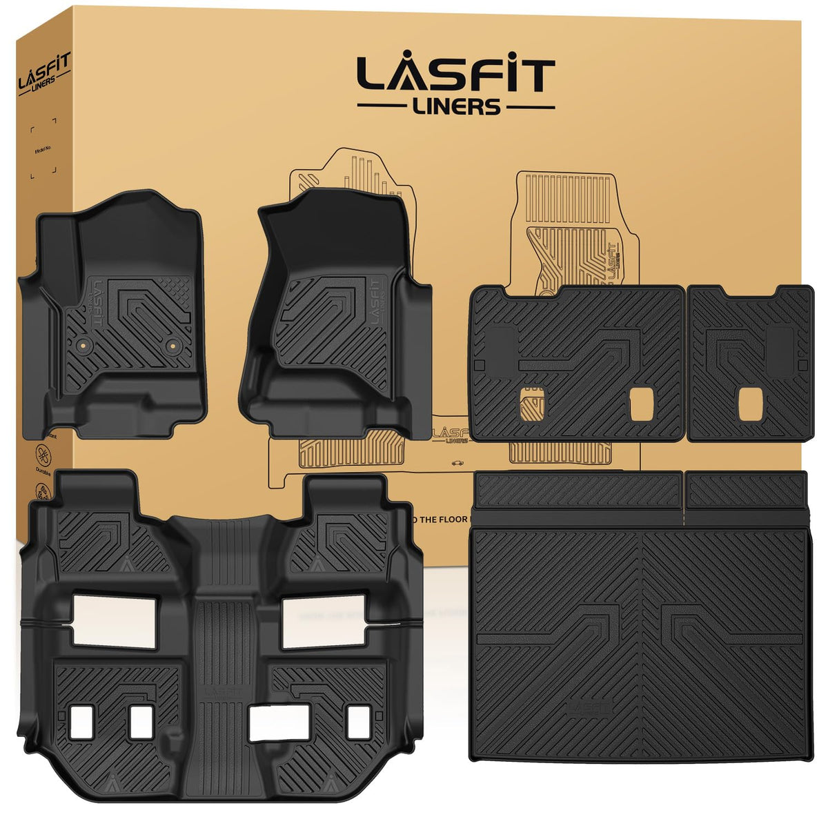 LASFIT Floor Mats for Chevy Equinox/GMC Terrain 2026 2025 2027(Gas Only)
