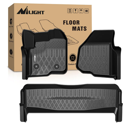 Nilight TPE Floor Mats for Ford F250 F350 F450 Super Duty Crew Cab