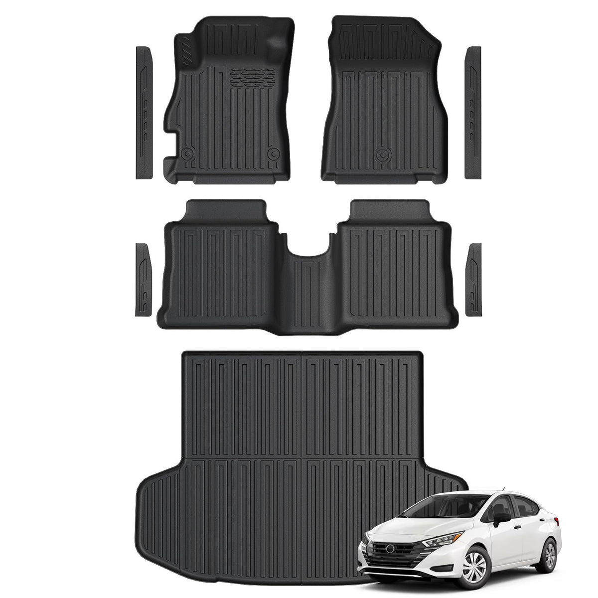 Floor Mats for 2020-2025 Nissan Versa Accessories