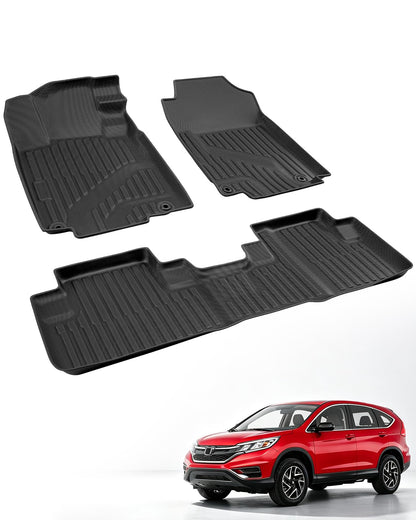 Car Floor Mats for Toyota Prius 2010-2015, 4PCS TPE Car Mats & Trunk Liner