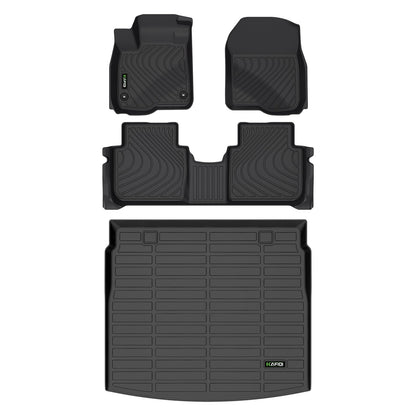 HAFIDI® Floor Mats & Cargo Liner Set Fit for 2023-2027 Kia NIRO & NIRO Hybrid (Not for NIRO EV &NIRO PHEV) All Weather Protection TPE Anti-Slip Floor Liners Custom Accessories -Black