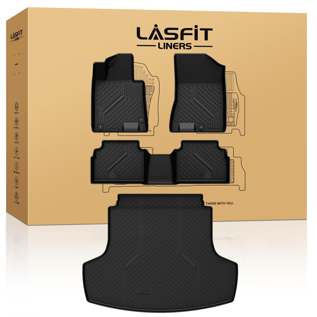 LASFIT Floor Mats for KIA EV9 6-Seat 2026 2025 2024