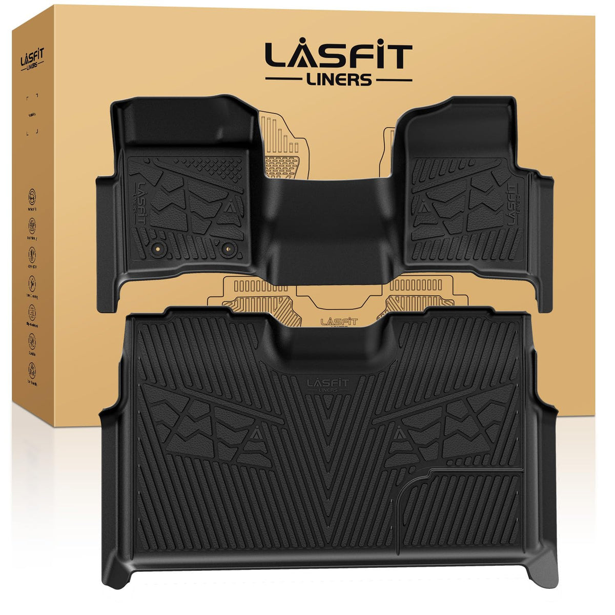 LASFIT Floor Mats for Ford Mustang Mach-E 2026 2025 2024 2023 2022 2021