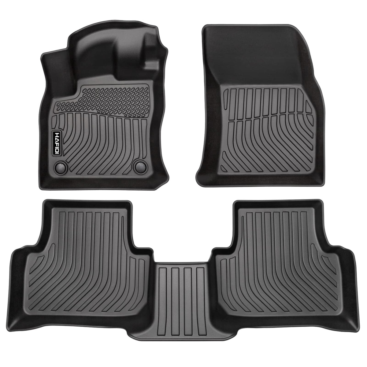 HAFIDI® Floor Mats & Cargo Liner Set Fit for 2023-2027 Kia NIRO & NIRO Hybrid (Not for NIRO EV &NIRO PHEV) All Weather Protection TPE Anti-Slip Floor Liners Custom Accessories -Black