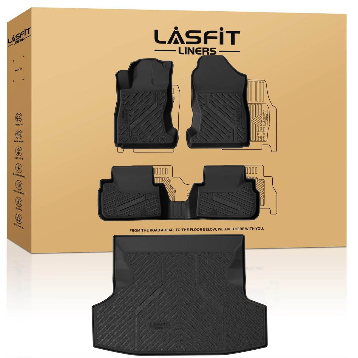 LASFIT Floor Mats for Hyundai Santa Fe Gas 2027 2026 2025 2024