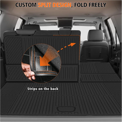 All Weather Floor Mats Full Sets for 2015-2020 Chevy Chevrolet Suburban