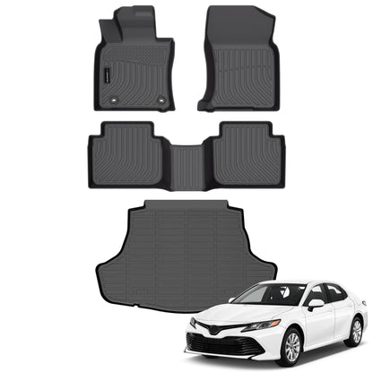 AUXKO All Weather Floor Mats for Toyota Camry 2025 2026 Include Hybrid