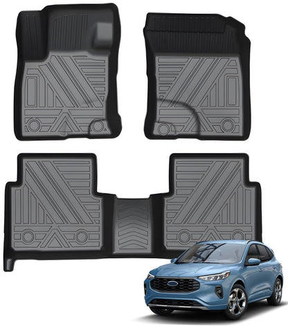 KUST Custom Fit Floor Mats for 2019-2025 2026 Nissan Altima Accessories All Weather Floor Mat Carpet Liners Front Rear 2 Row Seat Black Liner TPE