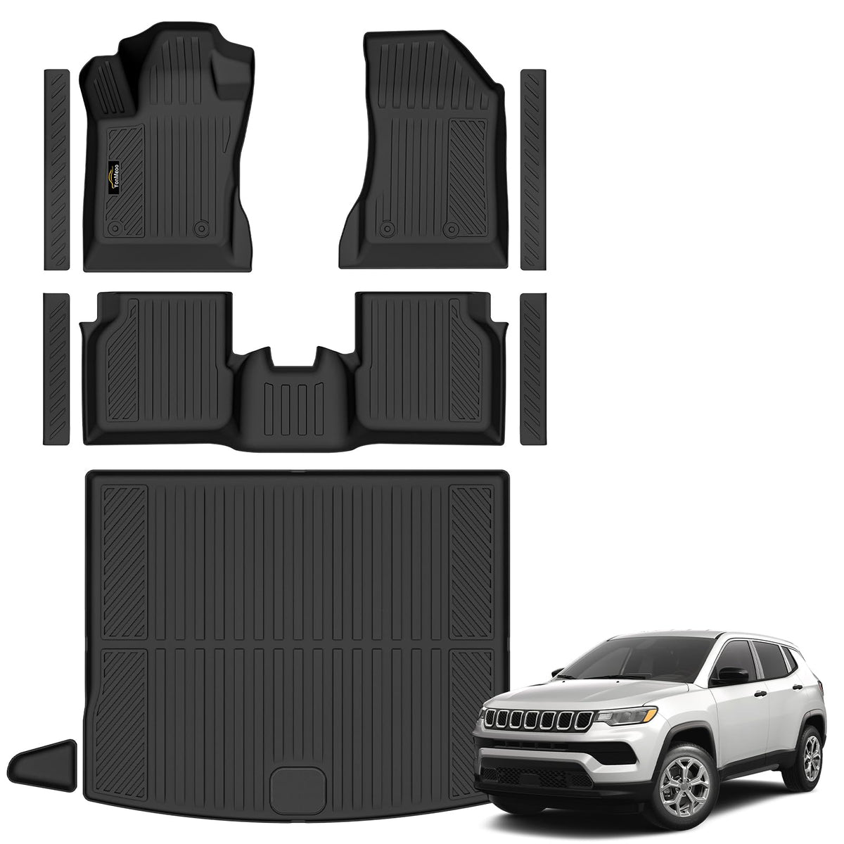 Floor Mats & Cargo Mat & Backrest Mat Custom for Toyota RAV4 Hybrid 2026