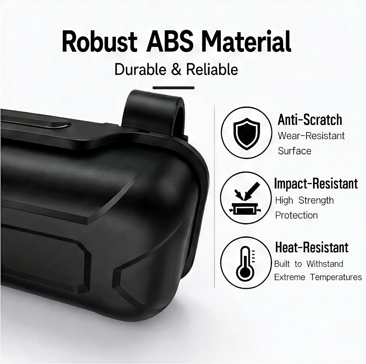 Car Sun Visor Sunglasses Holder,Black ABS Eyeglasses Case