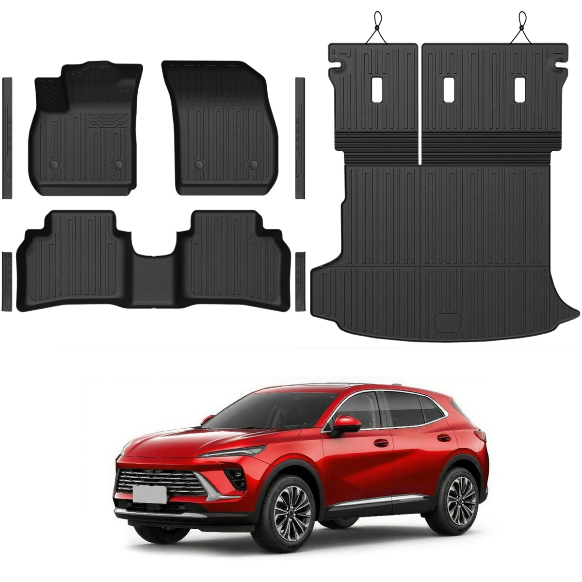 Floor Mats for 2016-2027 Dodge Durango 6-Seats Accessories