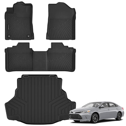 Floor Mats & Trunk Mat for Honda Civic Gas Sedan 2006-2011(Not for Coupe)