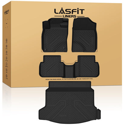 LASFIT Floor Mats for Honda Accord 2008-2012 (Fit Sedan, NOT for Coupe)