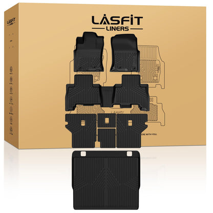 LASFIT Floor Mats for Toyota 4Runner 2013-2024 & for Lexus GX460 2014-2023