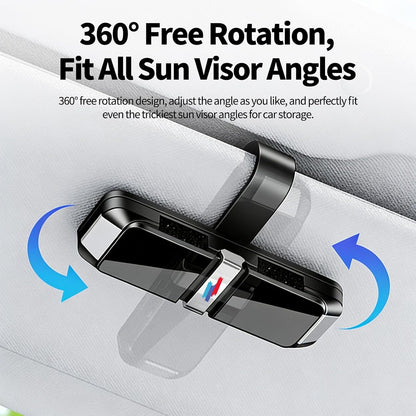1 Pack ABS Sunglasses Holder for Car Visor for BMW X5 X3 X1 X7 X6